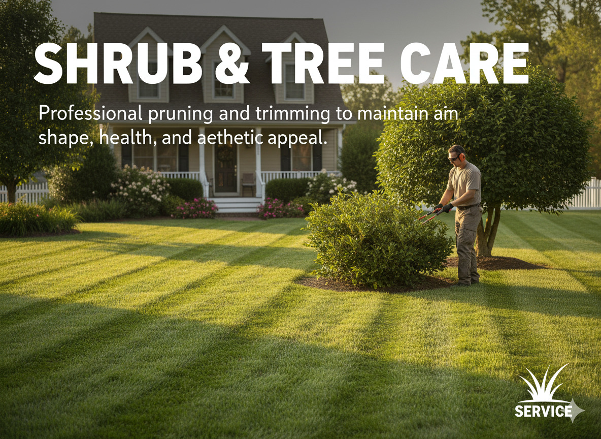 Professional shrub and tree pruning